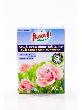 Удобрение "Флоровит" (Florovit) супер длительного действия для роз и других цветущих, 300г (коробка)