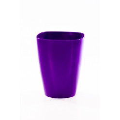 Кашпо пластиковое "Орхидея квадрат" фиолетовое OSK 12