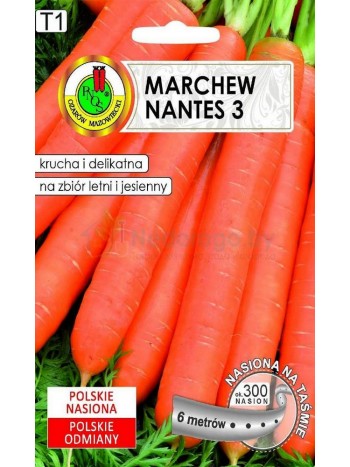Морковь Нантес на ленте 6м.  "PNOS" * (семена)