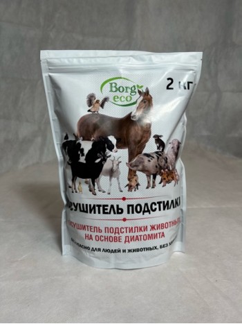 Осушитель подстилки для животных Borg Eco, 2 кг