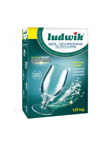 Защитная соль для посудомоечных машин 1,5кг Ludwik