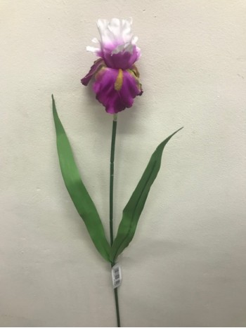 Цветок искусственный Ирис одиночный микс №48.05
