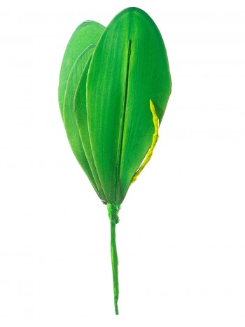Орхидея лист иск. 24см d9