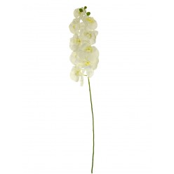 Цветок искус. Орхидея 110 см белая №24.05