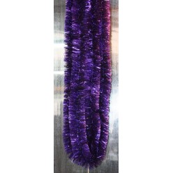 Мишура густая фиолетовая 50ммх6м