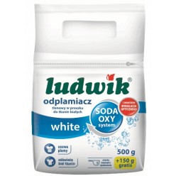 Пятновыводитель для белых тканей порошок white порошок "Ludwik",  500г+150г бесплатно