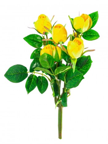 Цветок искусственный Роза букет микс  №495