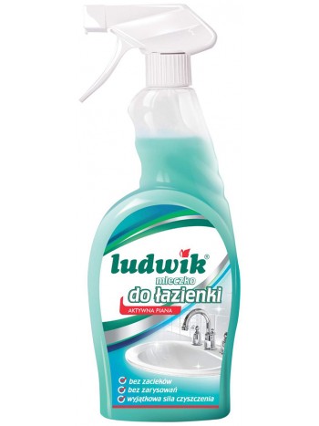 Чистящее молочко для ванной комнаты "Ludwik", 750 мл, спрей