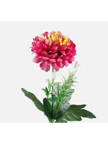 Хризантема  цветок искусственный розовая 50 см