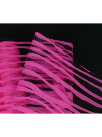 Фольга прозрачная с рисунком линии розовые M0023-04