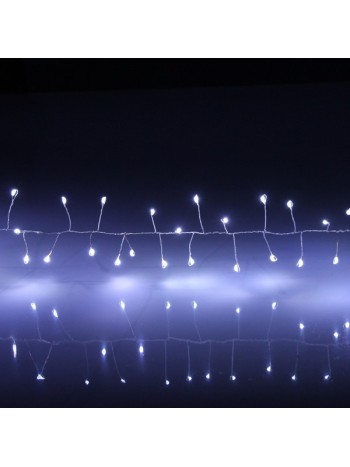 Гирлянда для дома 2,0 м 150 ламп LED  "Мишура", IP-40, Белый 765-040