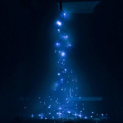 Гирлянда для дома "Волшебный хвост" 2,0 м, 8 нитей,  160 ламп, IP-40, Синий (постоянное свечение) 183-361