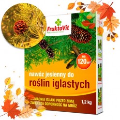 Удобрение Фруктовит Плюс для хвойных осенний, 1.2 кг, коробка