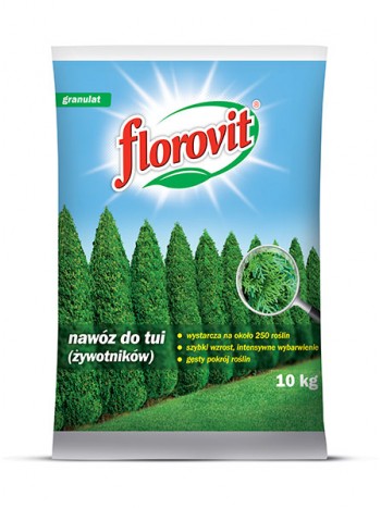 Удобрение Флоровит для туй граннулированное 10кг, мешок