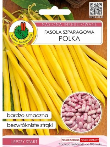 Фасоль спаржевая карликовая Полька 30г. инкрустированная ''PNOS'' (семена) *Р