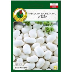 Фасоль зерновая крупноцветковая карликовая Веста 50г.  "PNOS" (семена)