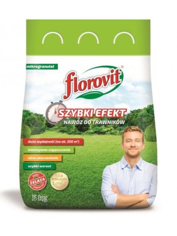 Удобрение Флоровит для газона Быстрый эффект, 5кг мешок
