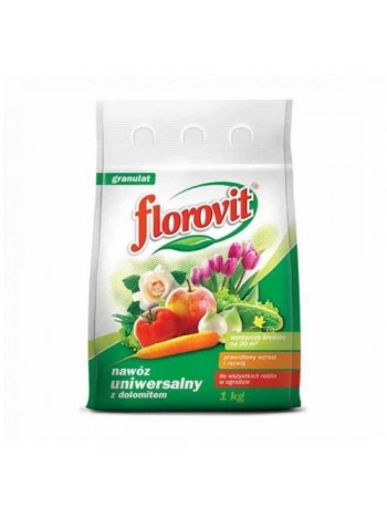 Удобрение "Флоровит"(Florovit) универсальное гранулированное, 1 кг (пакет) 